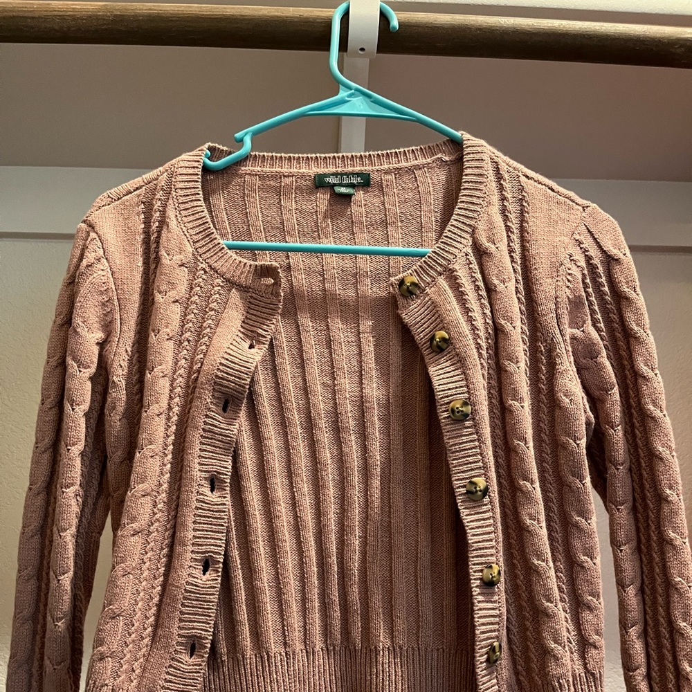 wild fable crop cardigan